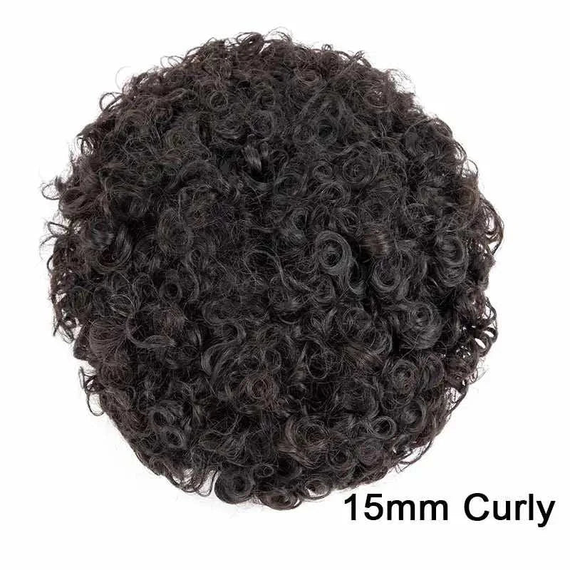 Velisse Hair | Heren Pruik – Curly Lace Toupee | 100% Mensenhaar | Natuurlijke Haarlijn