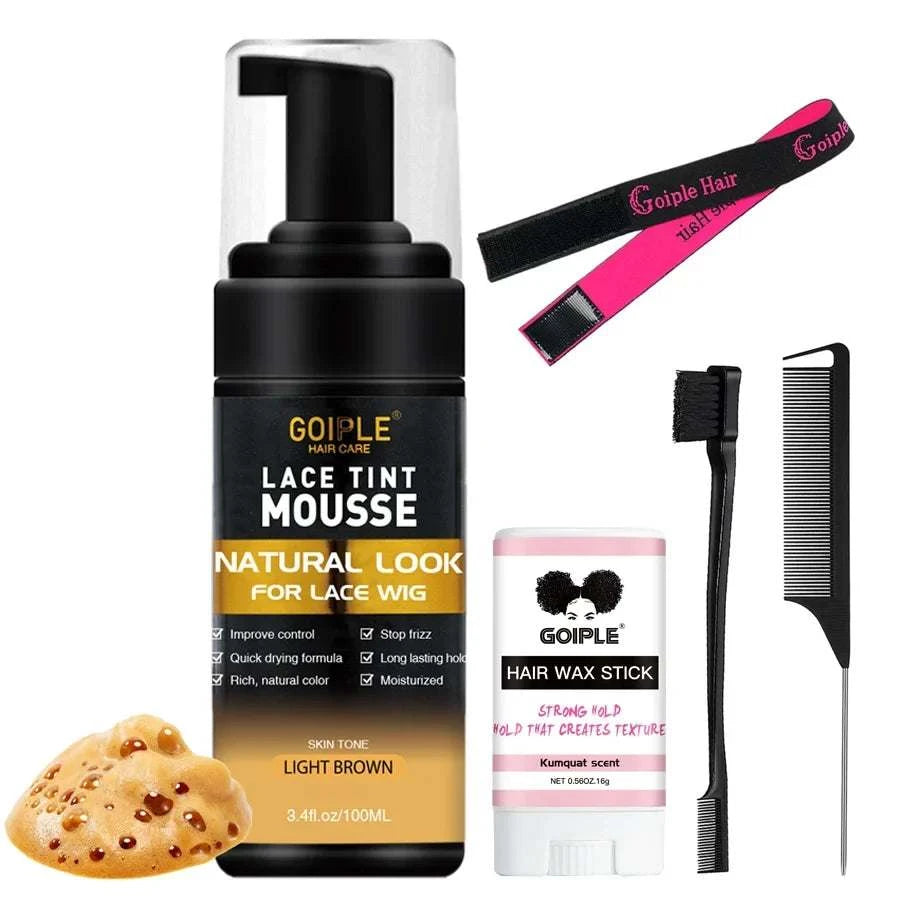 Velisse Hair | Lace Tint Mousse & Edge Control Set – Pruik Installatie Kit