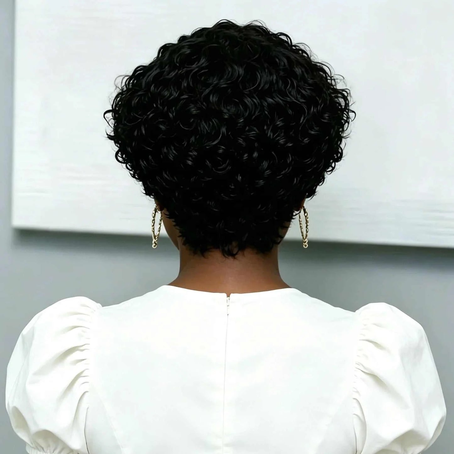 Velisse Hair | Pixie Cut Pruik – Kinky Curly 13x4x1 Lace | Korte Kapsels | Snelle Levering