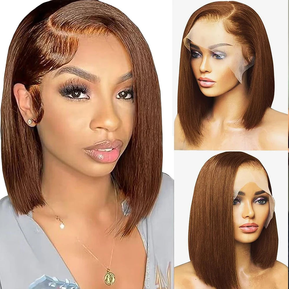 Velisse Hair | Straight Bob Pruik – HD 13x4 Lace Front | Glueless Pre-Cut | 100% Mensenhaar