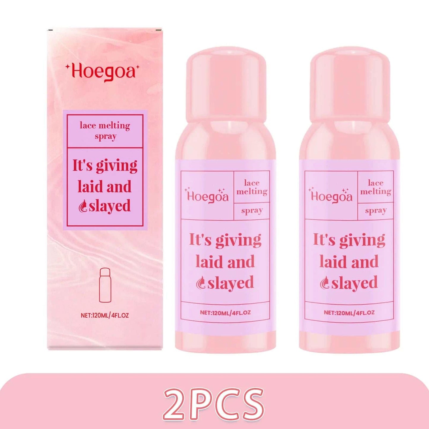 Velisse Hair | Lace Melt Wig Adhesive Spray – Onzichtbare Hold | Waterproof | 120ml