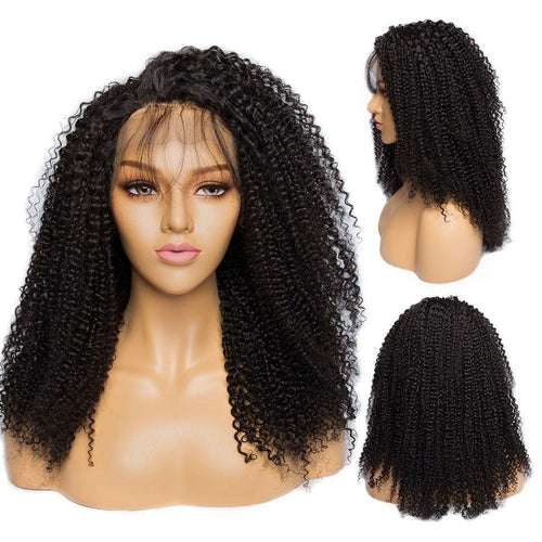 Velisse Hair | Afro Kinky Curly Lace Front Pruik – 13x4 HD Lace | 100% Mensenhaar | Glueless