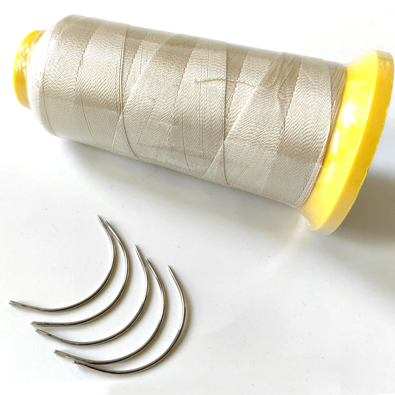 1PC Nylon Thread with Type C Crochet 5Pcs for Hairdressing Salon Supplies Making Wigs Polyester Thread Threads for Weaving