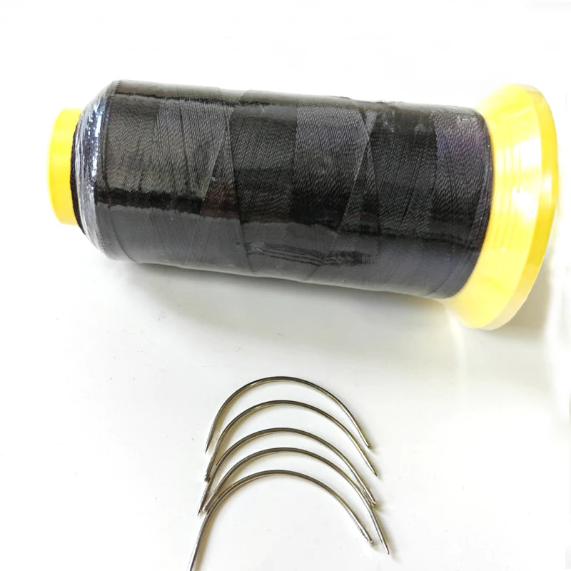 1PC Nylon Thread with Type C Crochet 5Pcs for Hairdressing Salon Supplies Making Wigs Polyester Thread Threads for Weaving