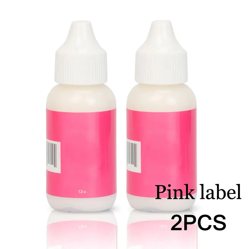 Clear Wig Glue Lace Glue No Residue 2Pcs Strong Hold Lace Wig Glue Quick Dry Adhesives Gel Para Cabello Easy to Use Hair Glue