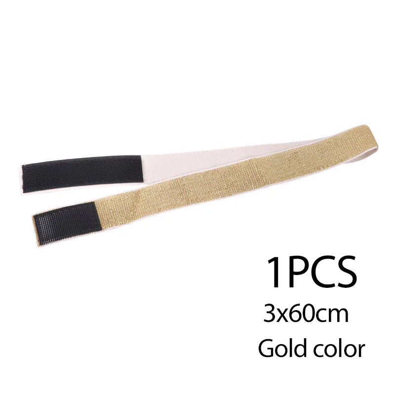 Wig Band for Edges Melt Band for Lace Wigs Adjustable Magic Sticker Edge Slayer Band 2.5-4Cm Width Elastic Band for Hair Edges
