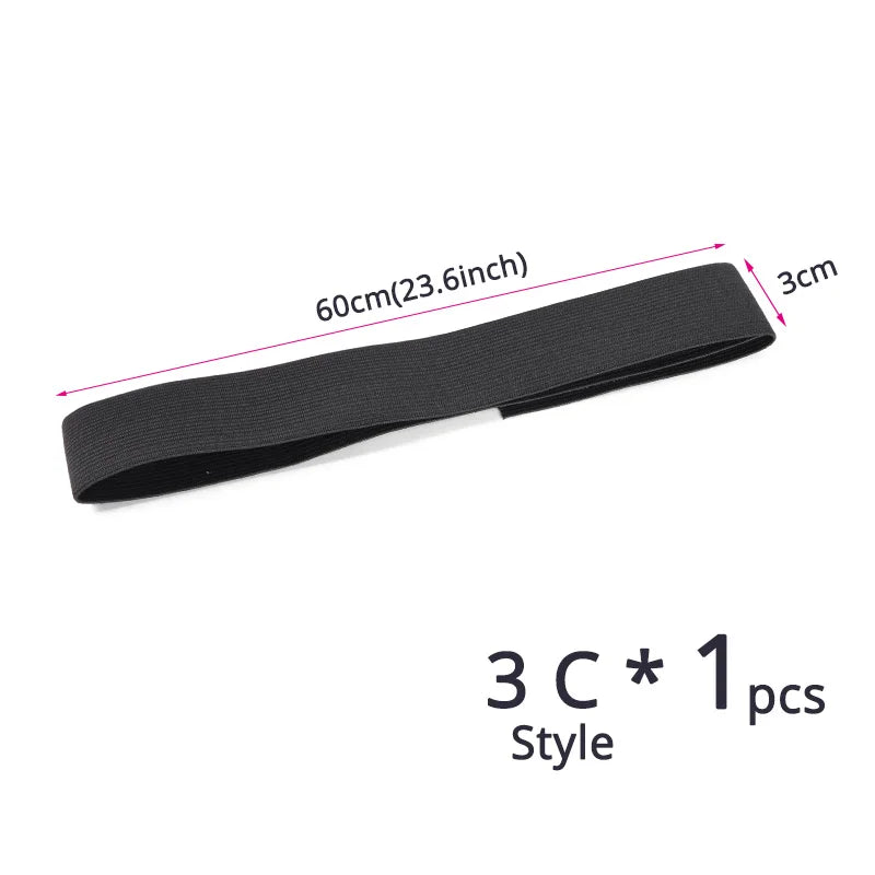 Wig Band for Edges Melt Band for Lace Wigs Adjustable Magic Sticker Edge Slayer Band 2.5-4Cm Width Elastic Band for Hair Edges
