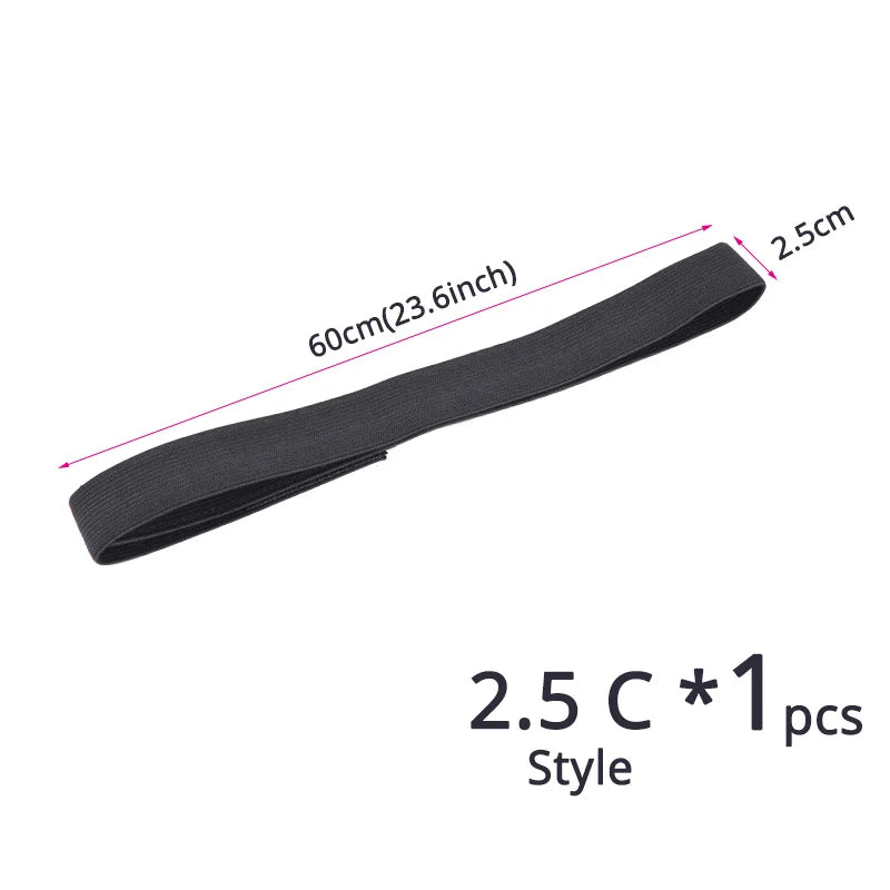Wig Band for Edges Melt Band for Lace Wigs Adjustable Magic Sticker Edge Slayer Band 2.5-4Cm Width Elastic Band for Hair Edges