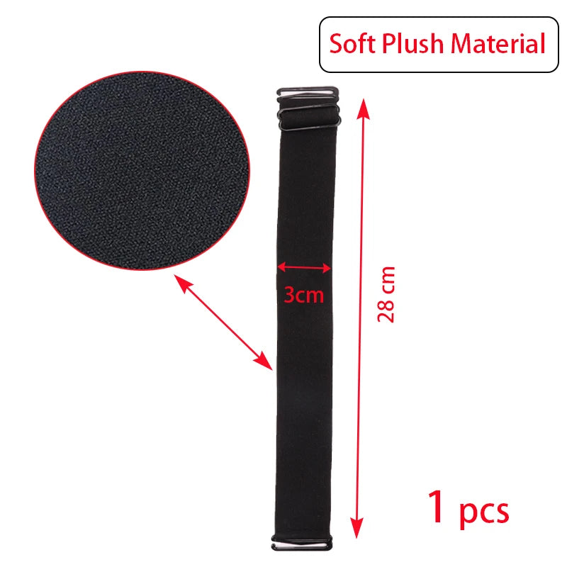 Wig Band for Edges Melt Band for Lace Wigs Adjustable Magic Sticker Edge Slayer Band 2.5-4Cm Width Elastic Band for Hair Edges