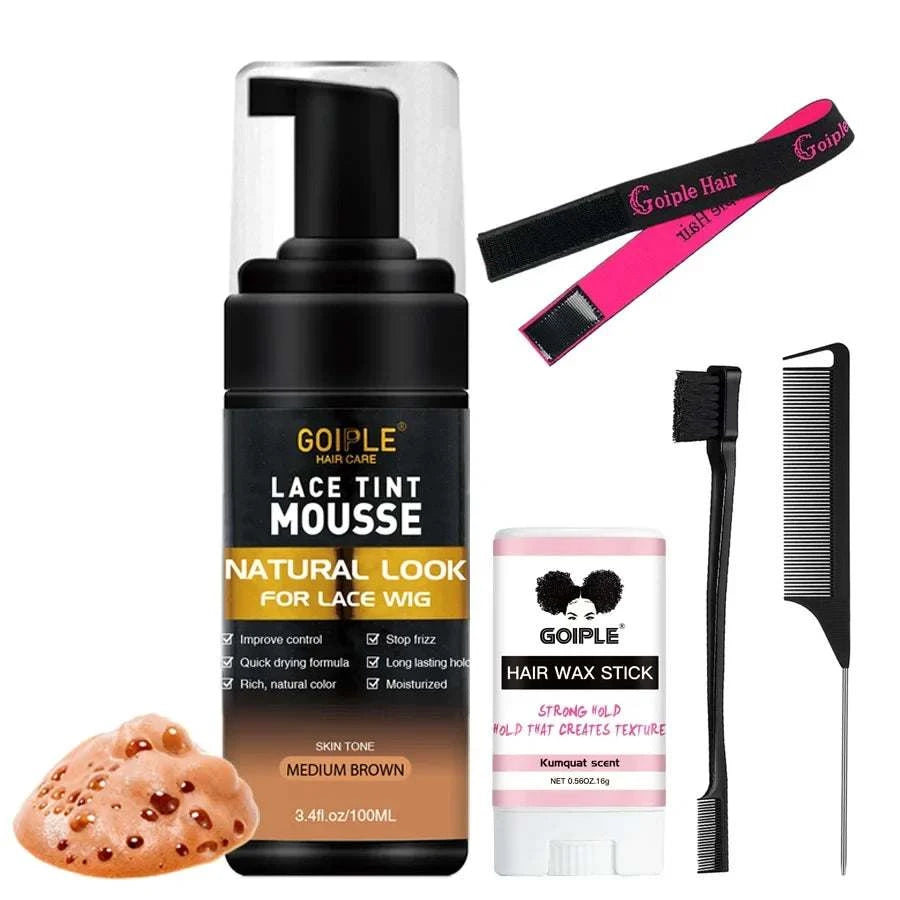 Velisse Hair | Lace Tint Mousse & Edge Control Set – Pruik Installatie Kit