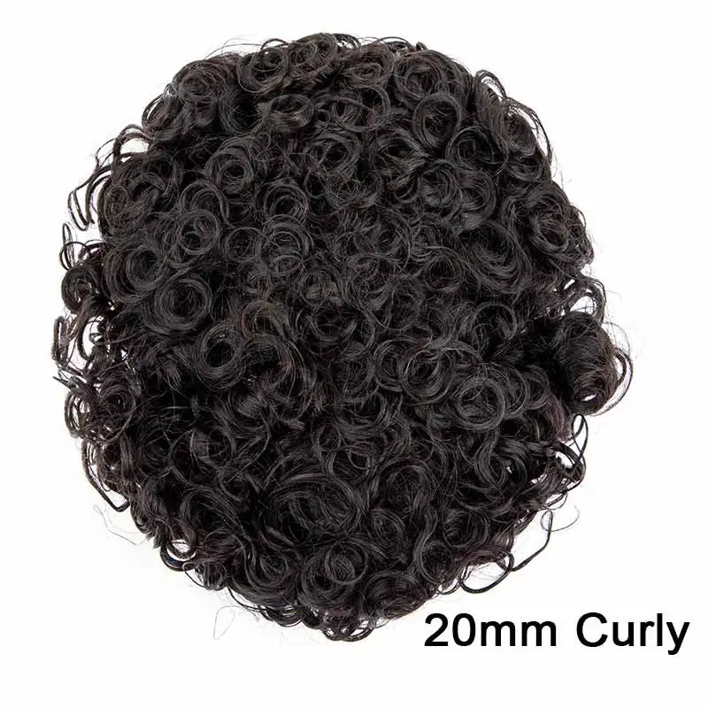 Velisse Hair | Heren Pruik – Curly Lace Toupee | 100% Mensenhaar | Natuurlijke Haarlijn