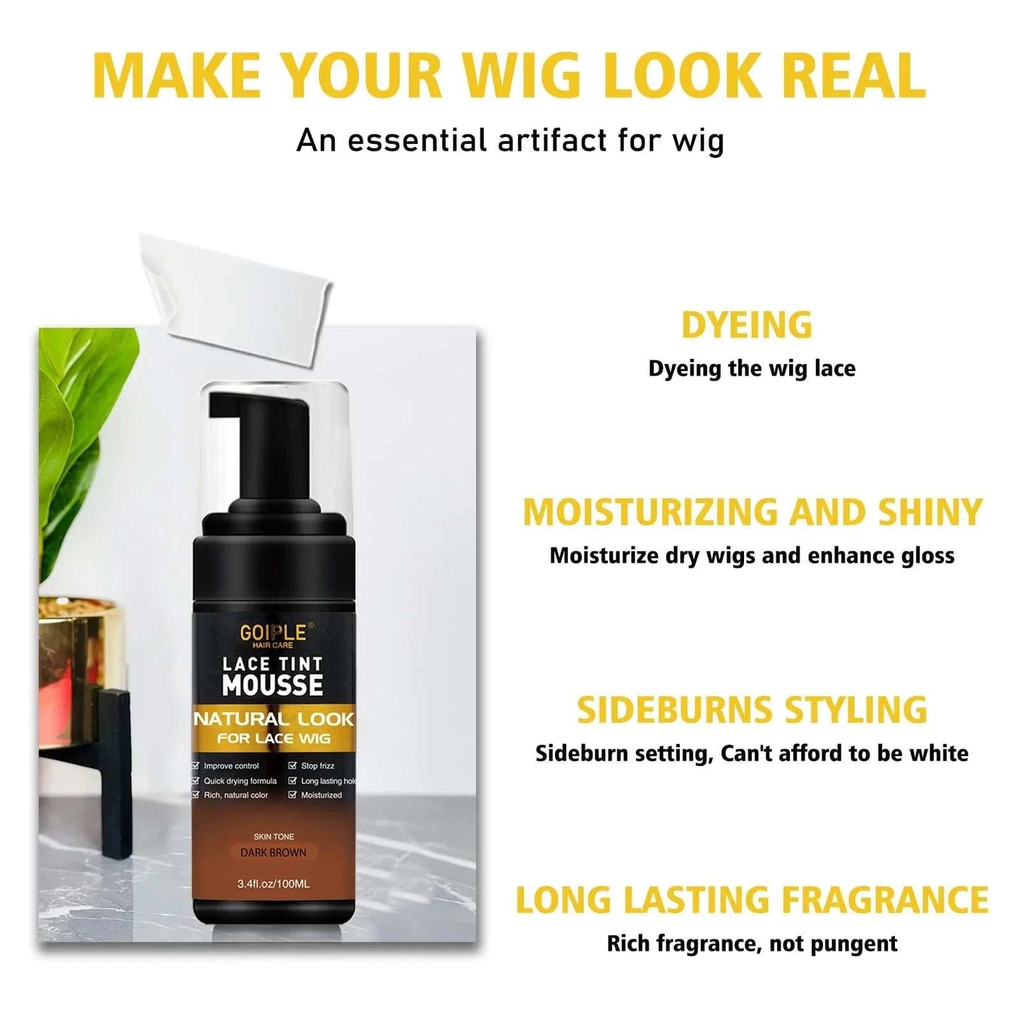 Velisse Hair | Lace Tint Mousse & Edge Control Set – Pruik Installatie Kit