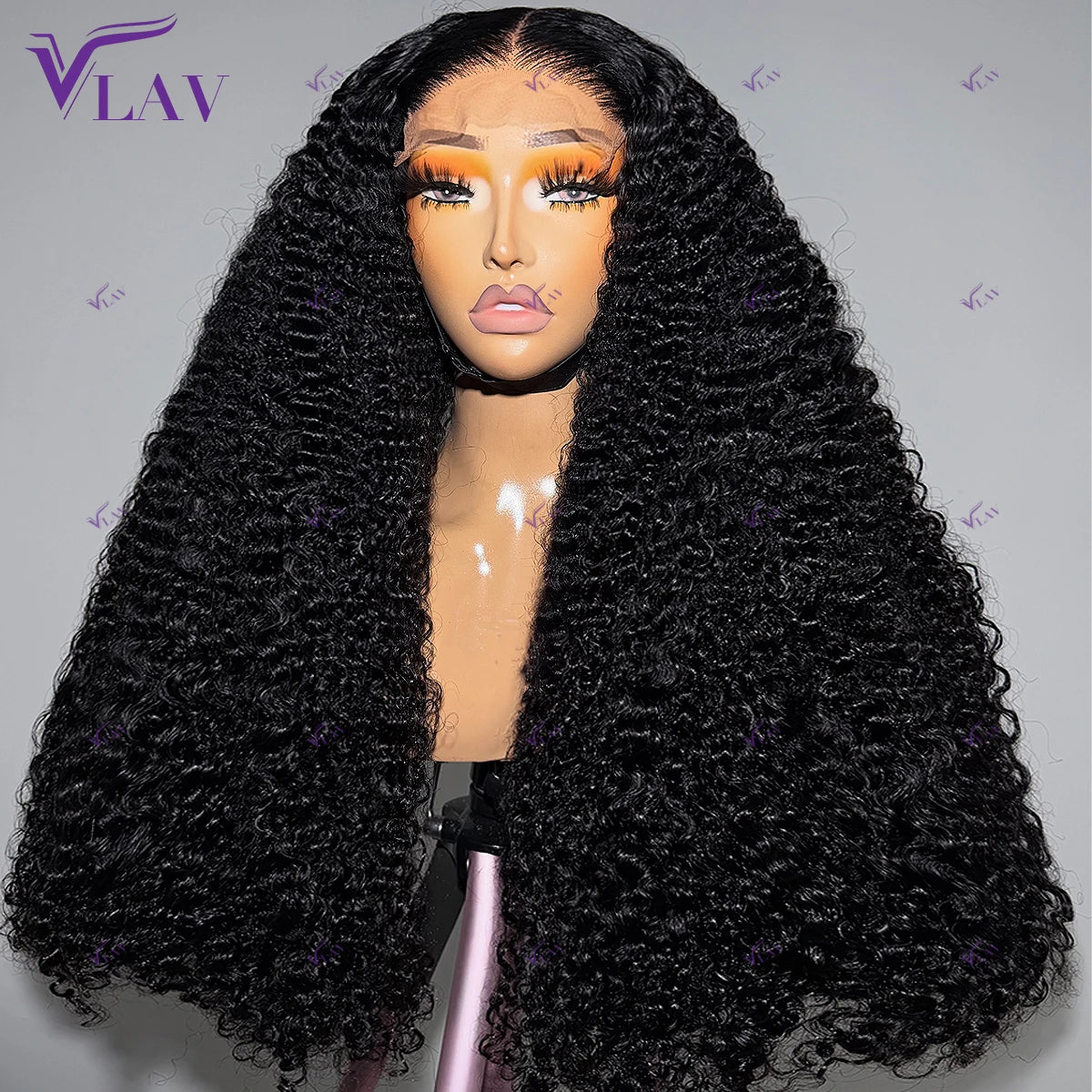 100% Human Hair Wigs 360 HD Full Lace For Women Glueless Human Hair Kinky Curly 400 Density 13x6 HD Lace Frontal PrePlucked Wigs