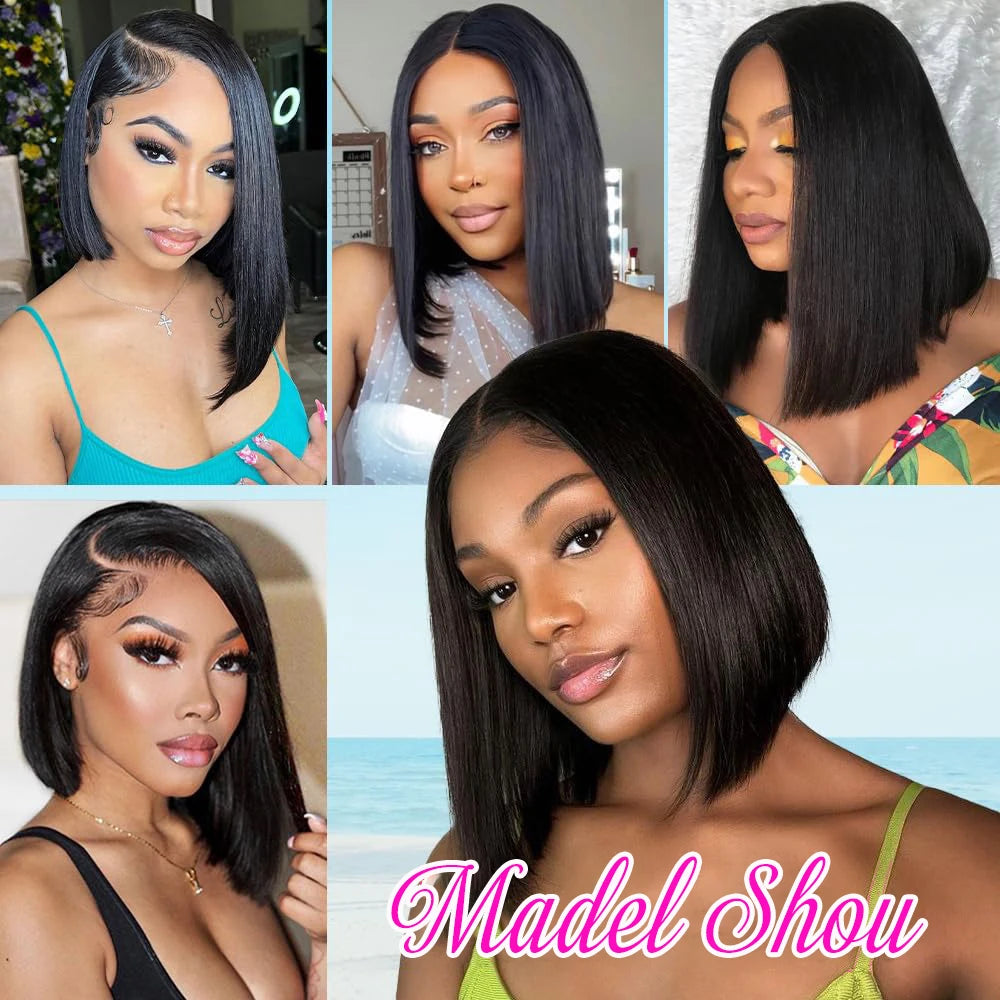 Velisse Hair | Straight Bob Pruik – HD 13x4 Lace Front | Glueless Pre-Cut | 100% Mensenhaar