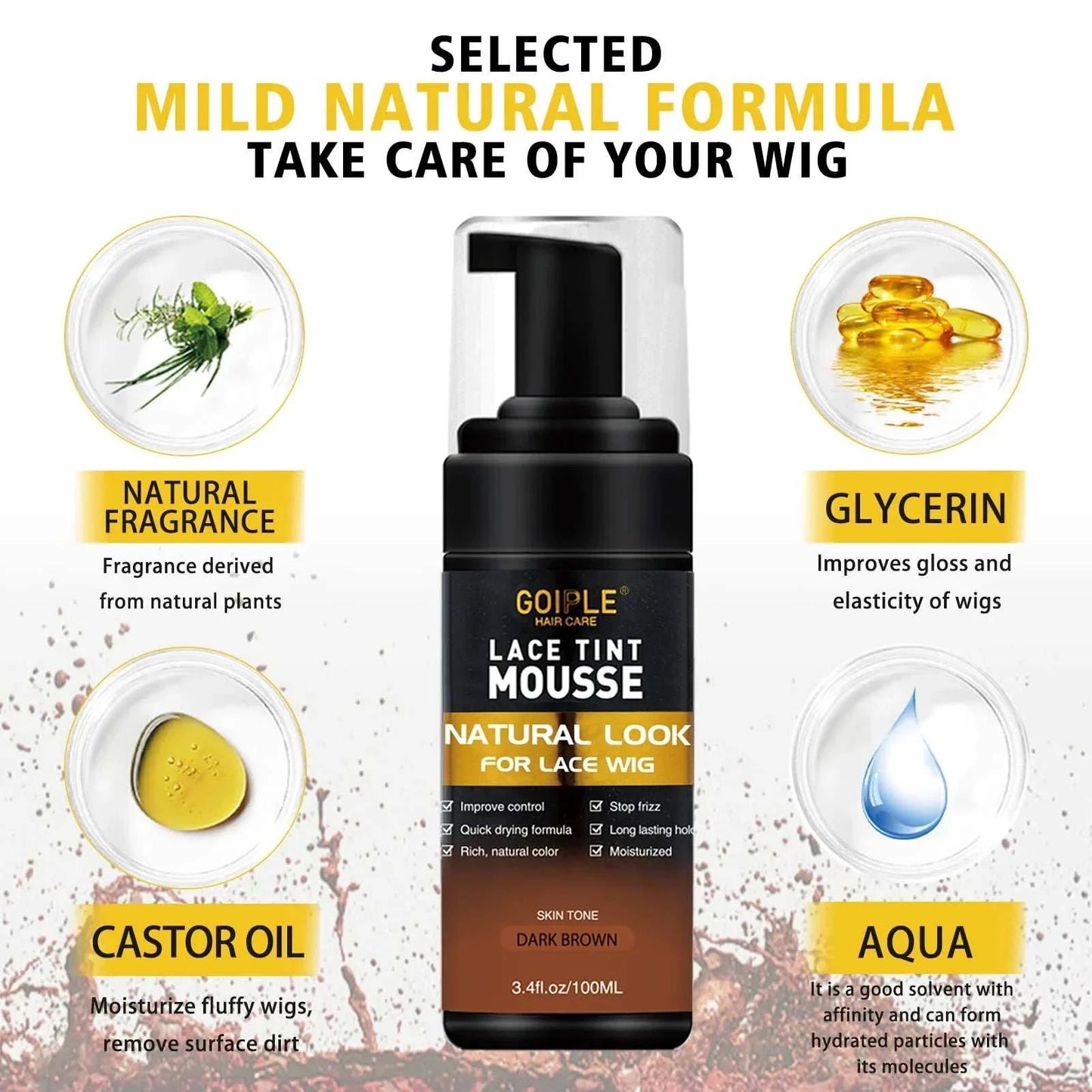 Velisse Hair | Lace Tint Mousse & Edge Control Set – Pruik Installatie Kit