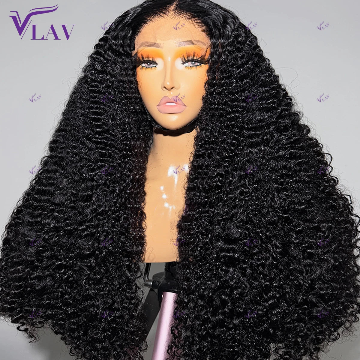 100% Human Hair Wigs 360 HD Full Lace For Women Glueless Human Hair Kinky Curly 400 Density 13x6 HD Lace Frontal PrePlucked Wigs