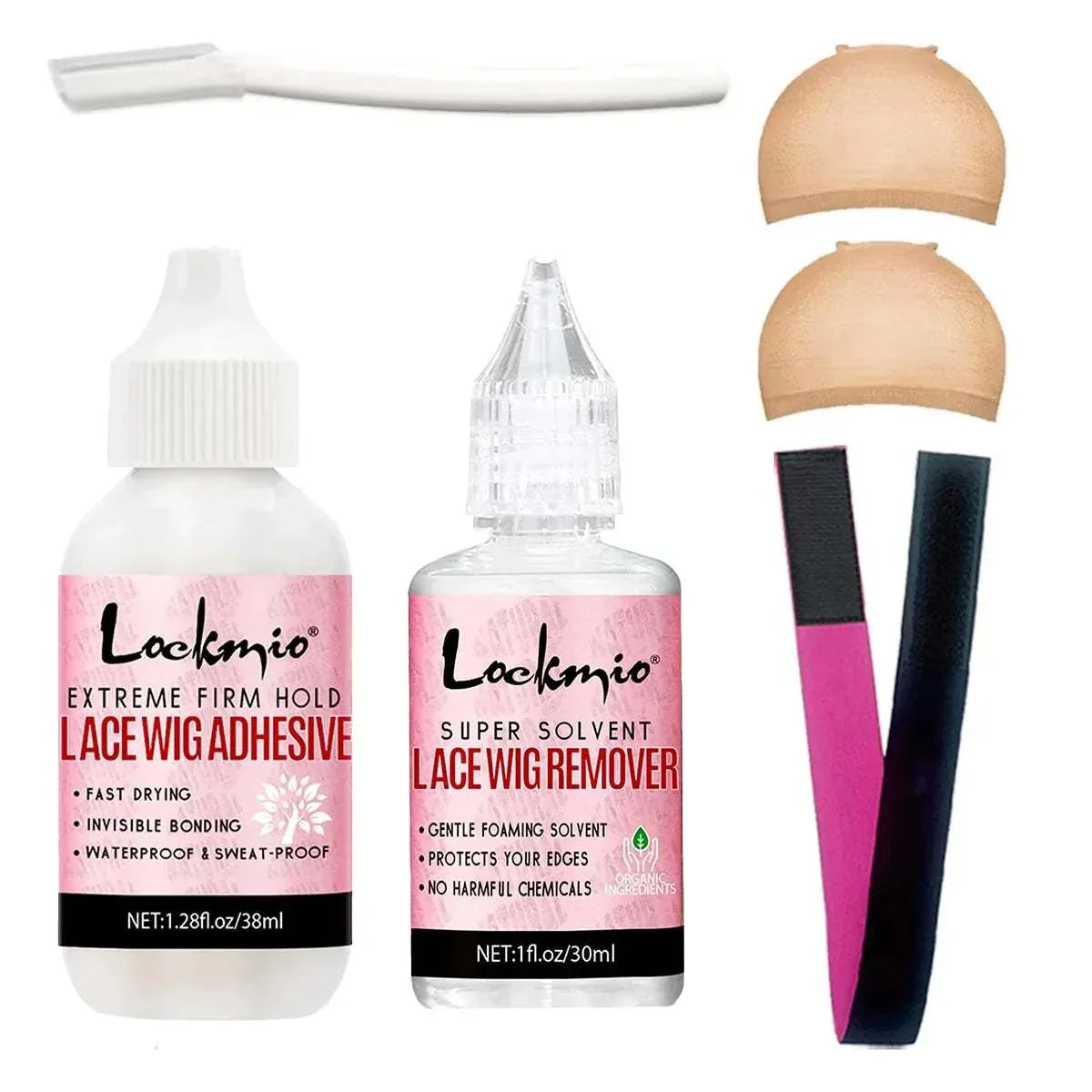 Velisse Hair waterproof wig glue adhesive and remover travel set for secure lace wig attachment