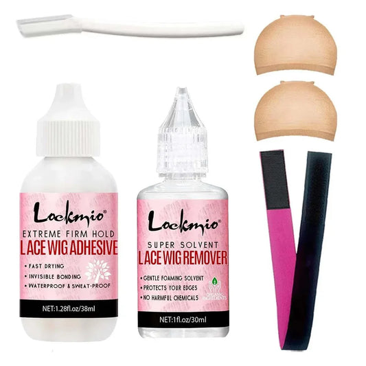 Velisse Hair waterproof wig glue adhesive and remover travel set for secure lace wig attachment