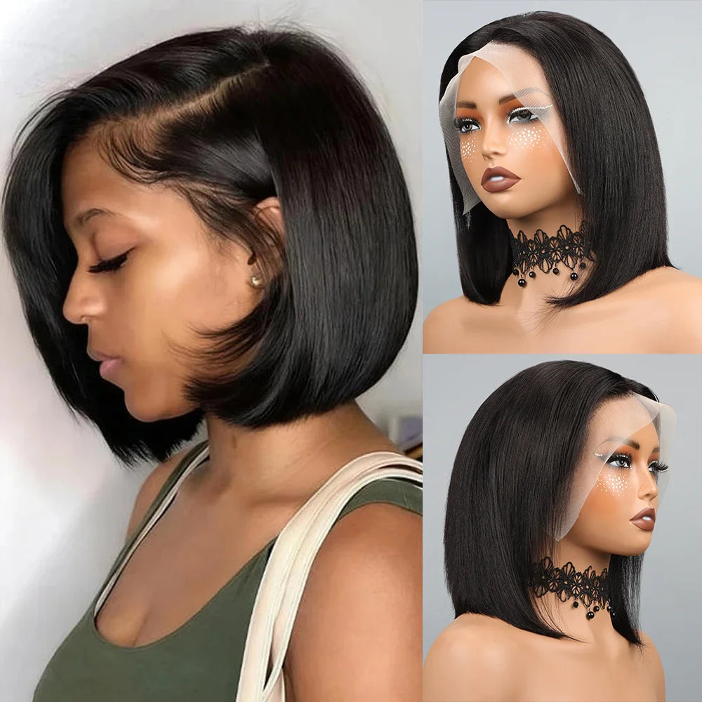 Velisse Hair | Straight Bob Pruik – HD 13x4 Lace Front | Glueless Pre-Cut | 100% Mensenhaar