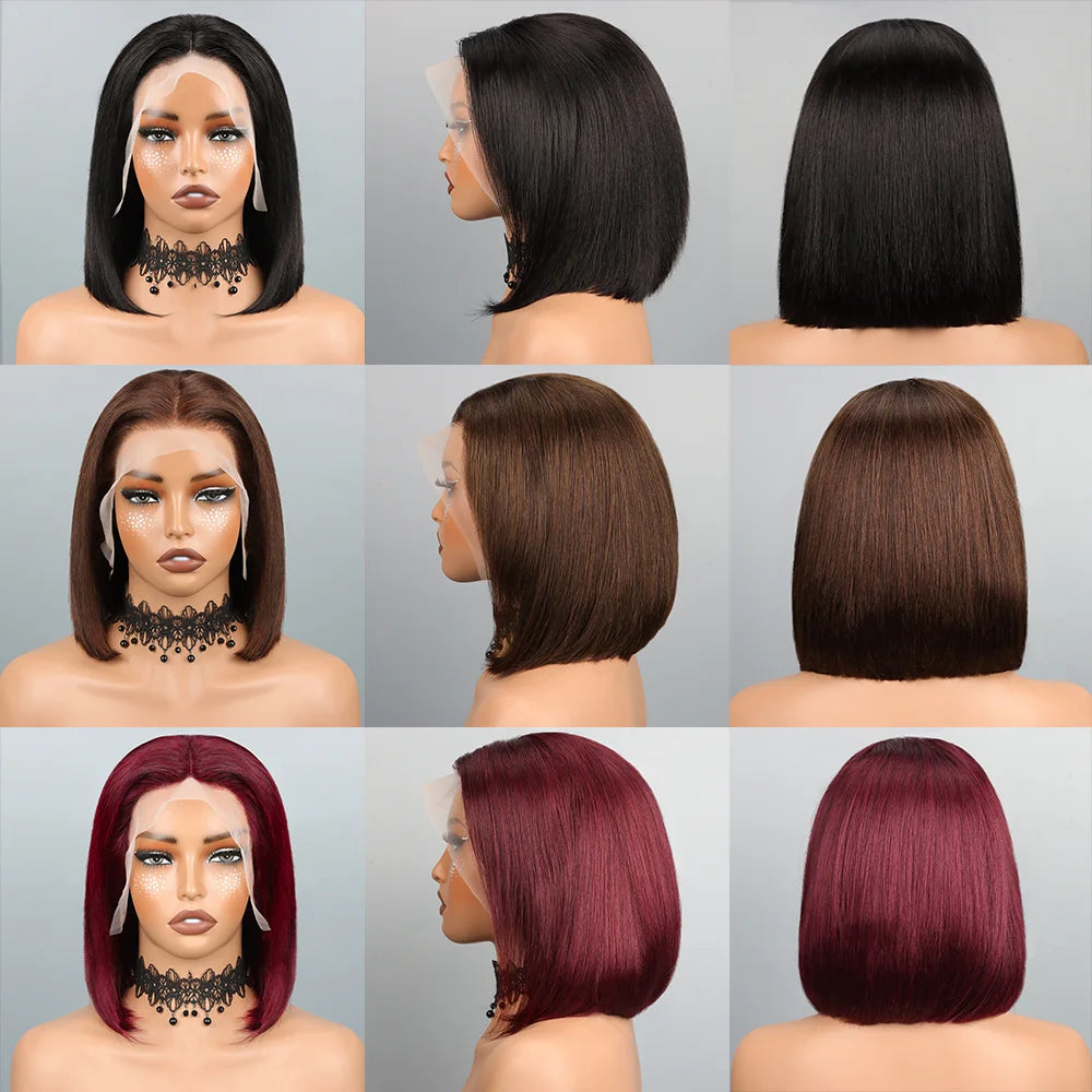 Velisse Hair | Straight Bob Pruik – HD 13x4 Lace Front | Glueless Pre-Cut | 100% Mensenhaar