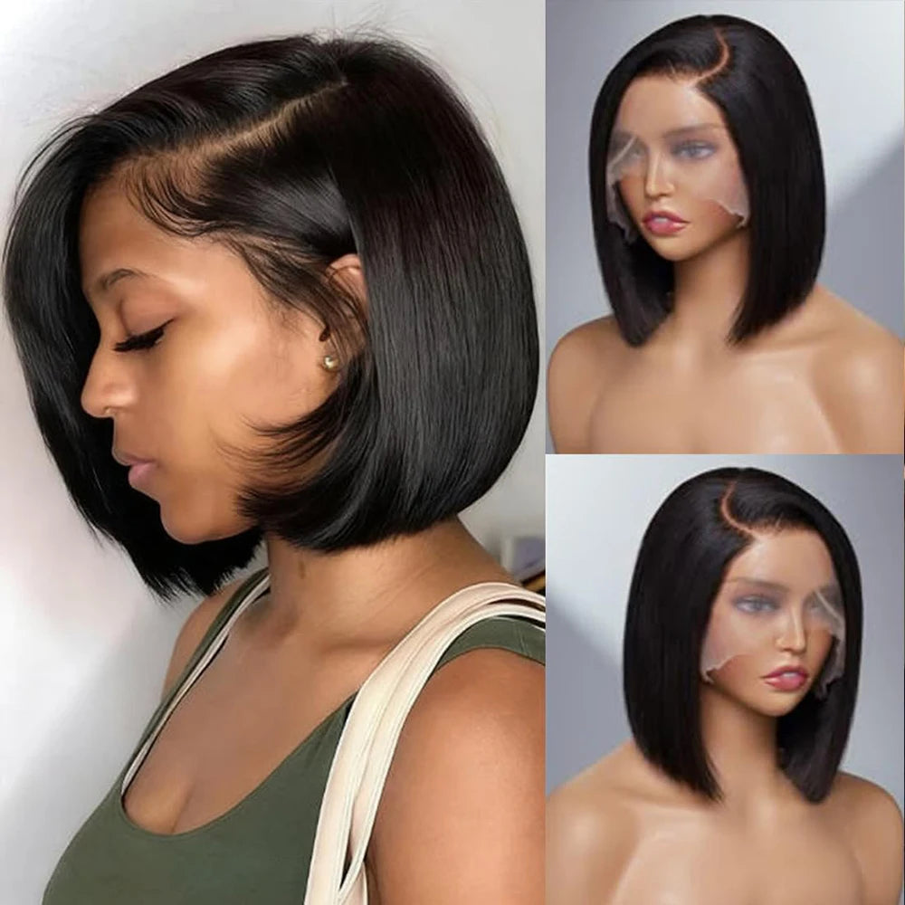 Velisse Hair | Straight Bob Pruik – HD 13x4 Lace Front | Glueless Pre-Cut | 100% Mensenhaar