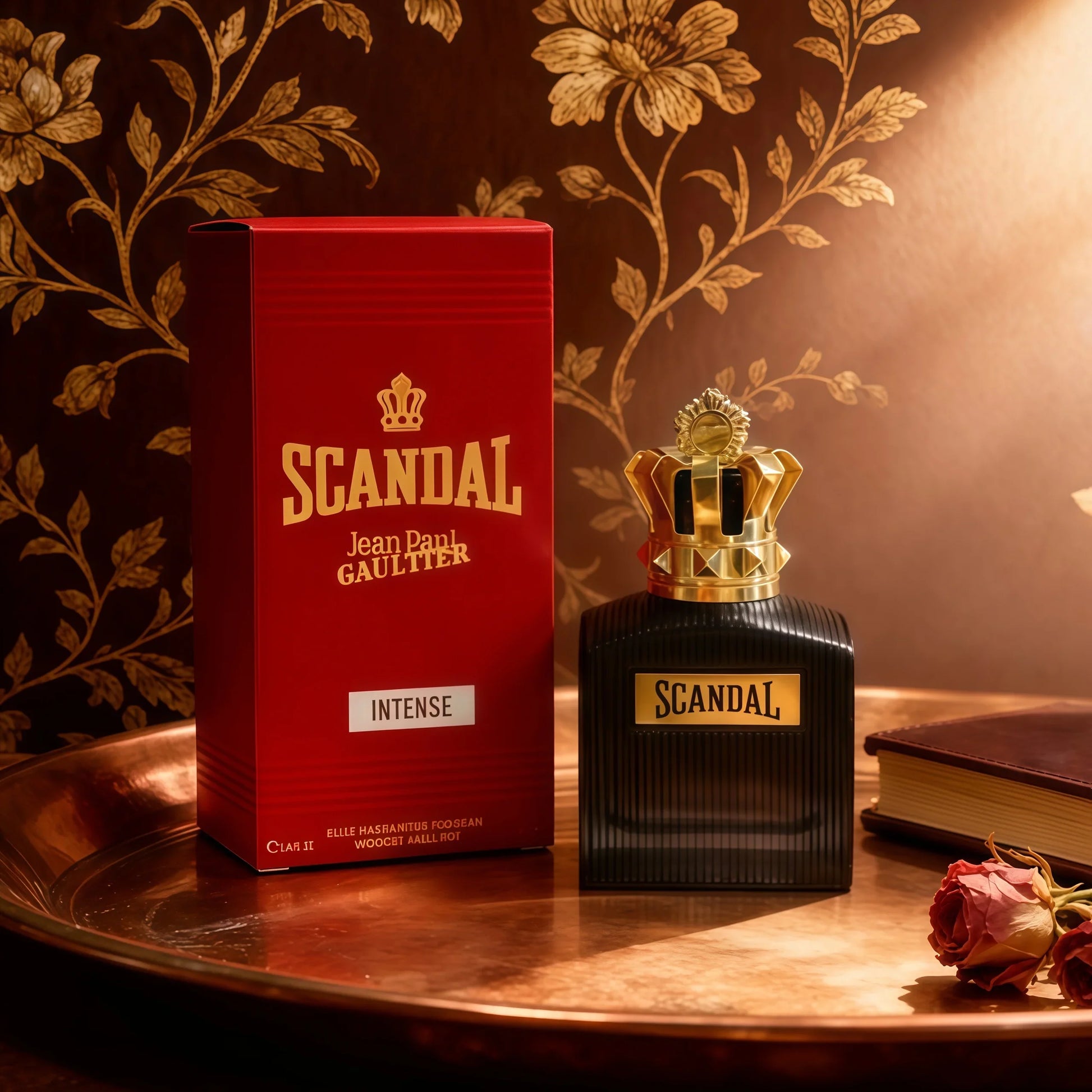 Men's Eau De Parfum 100ml bottle with woody fragrance notes of vetiver, tonka, leather, and sandalwood
