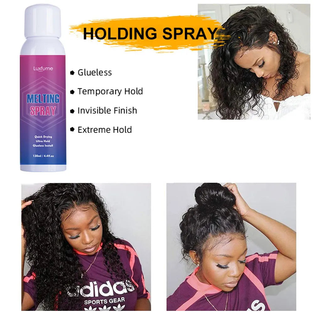 Melting Spray for Lace Wig Hair Walker Tape Ultra Hold Got 2B Glue Spray Wig C22 Solvent Tape Remover Lace Glue Kit for Wigs Wax