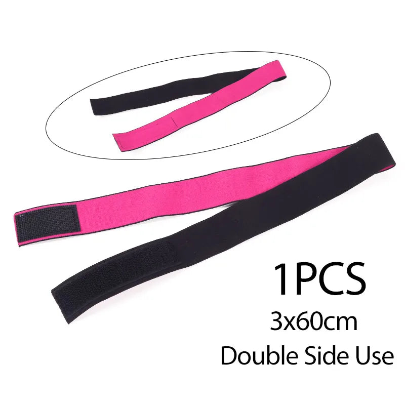 Wig Band for Edges Melt Band for Lace Wigs Adjustable Magic Sticker Edge Slayer Band 2.5-4Cm Width Elastic Band for Hair Edges
