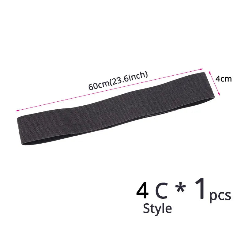 Wig Band for Edges Melt Band for Lace Wigs Adjustable Magic Sticker Edge Slayer Band 2.5-4Cm Width Elastic Band for Hair Edges
